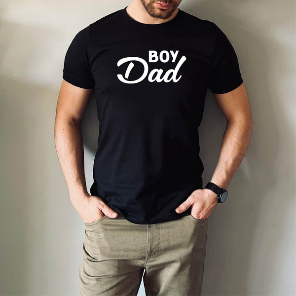 Boy Dad Black DTG Tee