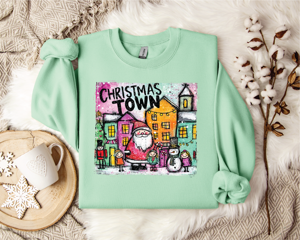 Christmas Town- Unisex Graphic Sweatshirt