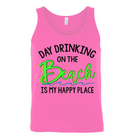 Day Drinking- Beach Unisex Tank