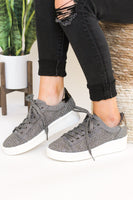 Diva Sneaker in Pewter