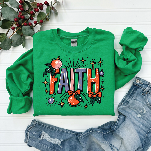 Faith- Christmas Graphic Sweater