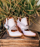 Fiona Ankle Boot in Pink