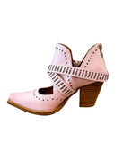 Fiona Ankle Boot in Pink