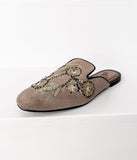 Floral Island Flats in Taupe