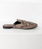 Floral Island Flats in Taupe
