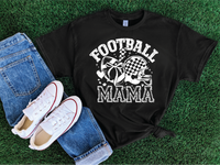 Football Mama- Football Graphic T-shirt