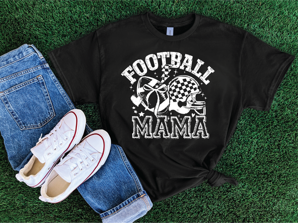 Football Mama- Football Graphic T-shirt