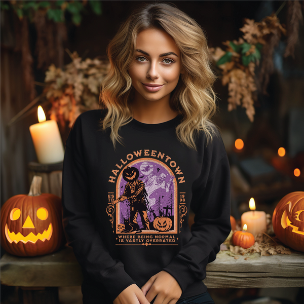 Halloweentown- Graphic Sweater