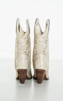 Houston Western Boots in Champagne