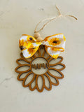 Sunflower Mama Car Charm/Bag Tag