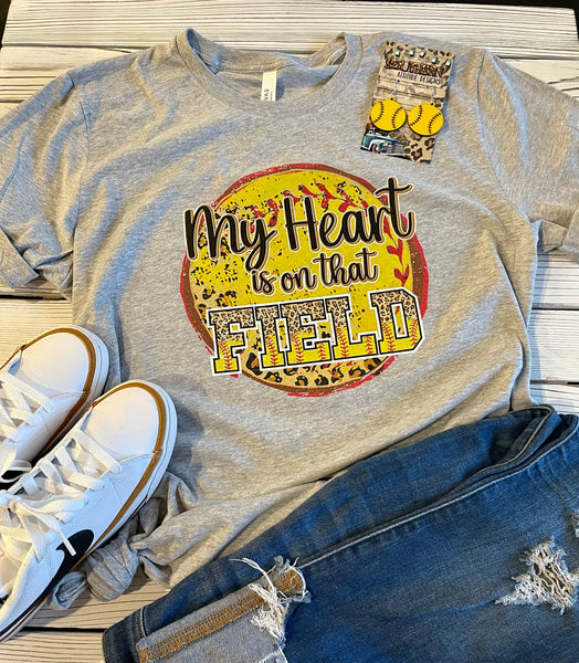 Heart On Field - Softball