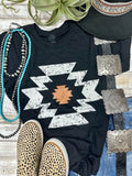 Durango Aztec Vneck Tee