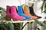 Journee Suede Ankle Boots
