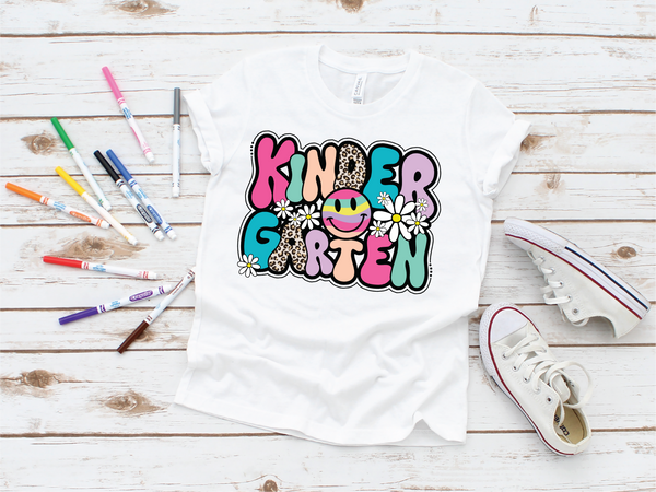 Kindergarten Leopard Graphic Tee