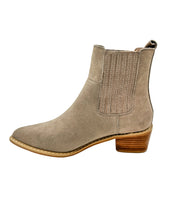 Leonor Suede Ankle Boot in Taupe