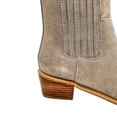 Leonor Suede Ankle Boot in Taupe