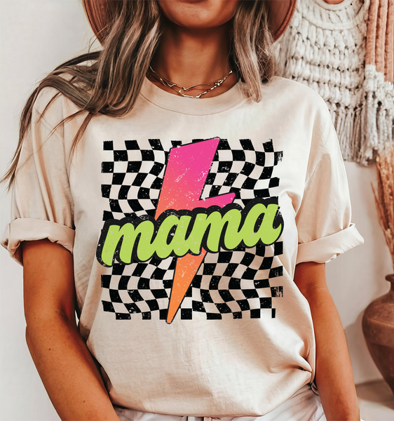 Mama Checkered Bolt