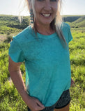 Hit The Backroads Rhinestones Top