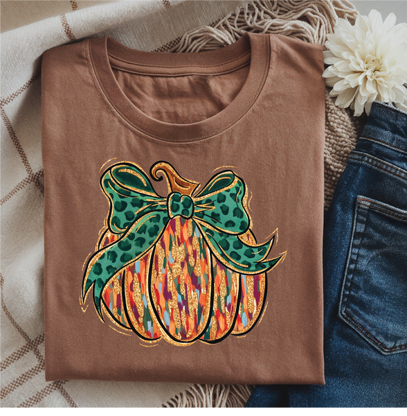 Painted Pumpkin-Graphic T-Shirt