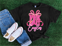 Pink Out Spirit Tee Football- Graphic T-shirt