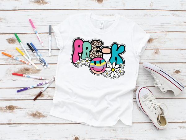 Pre-K Leopard Graphic Tee