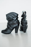 Short Change Booties in Black - Rural Haze