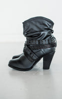 Short Change Booties in Black - Rural Haze