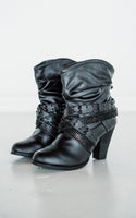 Short Change Booties in Black - Rural Haze