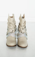 Short Change Booties in Cream - Rural Haze