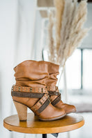 Short Change Booties in Tan - Rural Haze