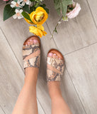 Spirited Sandals in Muave