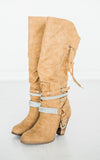 Stacey Boots in Nude - Rural Haze