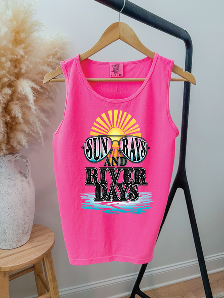 Sunrays and River Days Graphic Tee