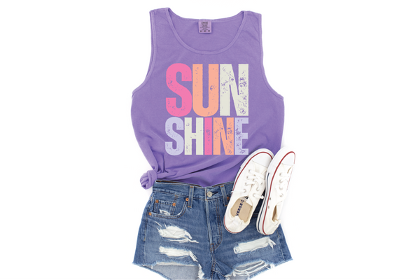 Sunshine Graphic Tank Top