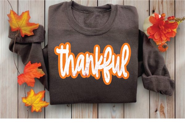 Thankful Script- Fall Sweatshirt