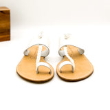 Thess Leather Sandals in White