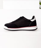Tokyo Dual Stripe Sneakers in Black