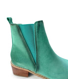 Wylie Suede Ankle Boot in Teal