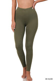 BRUSHED DTY MICROFIBER FULL LENGTH LEGGINGS