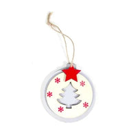 Happy Dot Wooden Ornaments