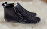 Slip On Sparkle Sneaker-Black